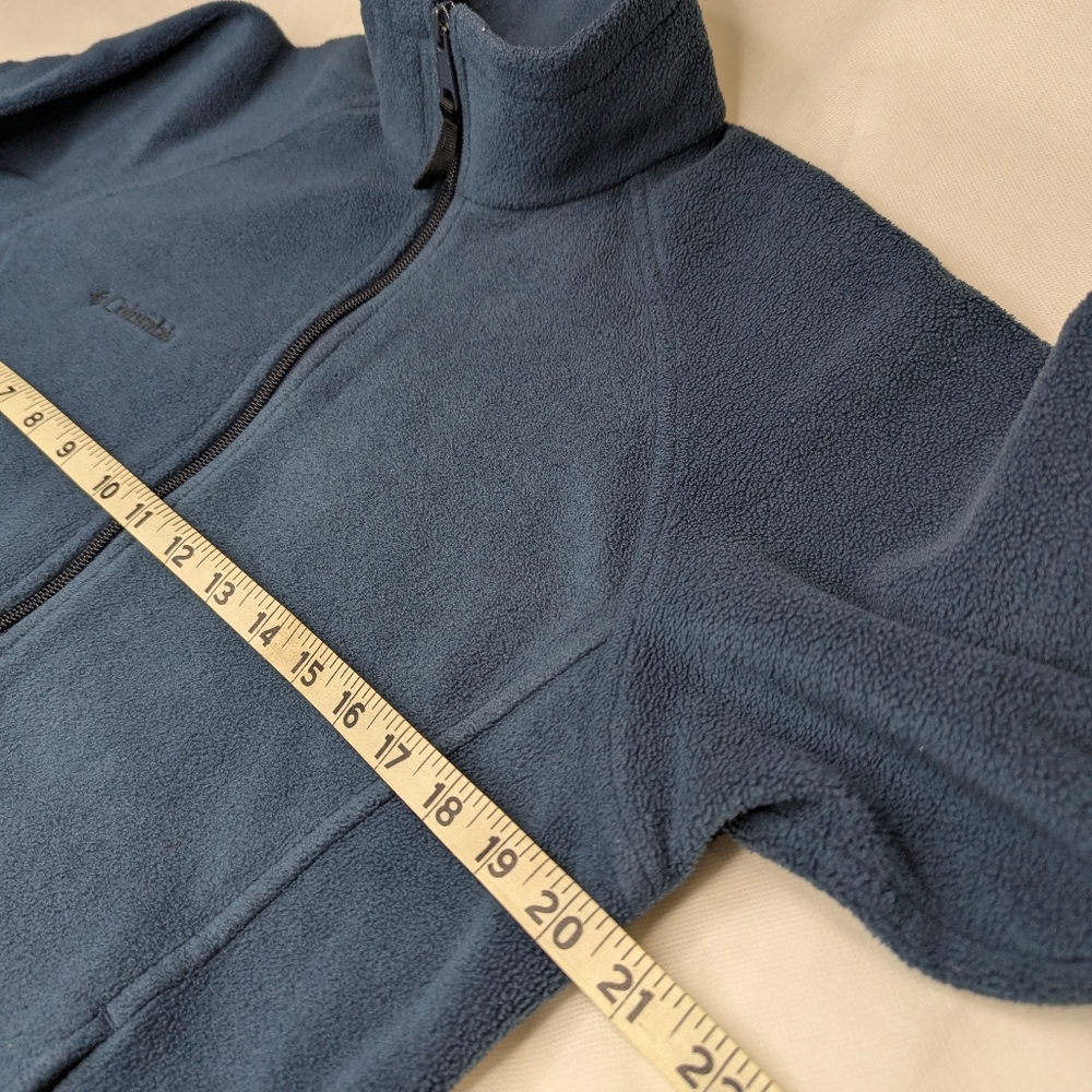 Columbia Fleece Jacket Zip Front Mock Neck Warm Jacket - Picture 12 of 12